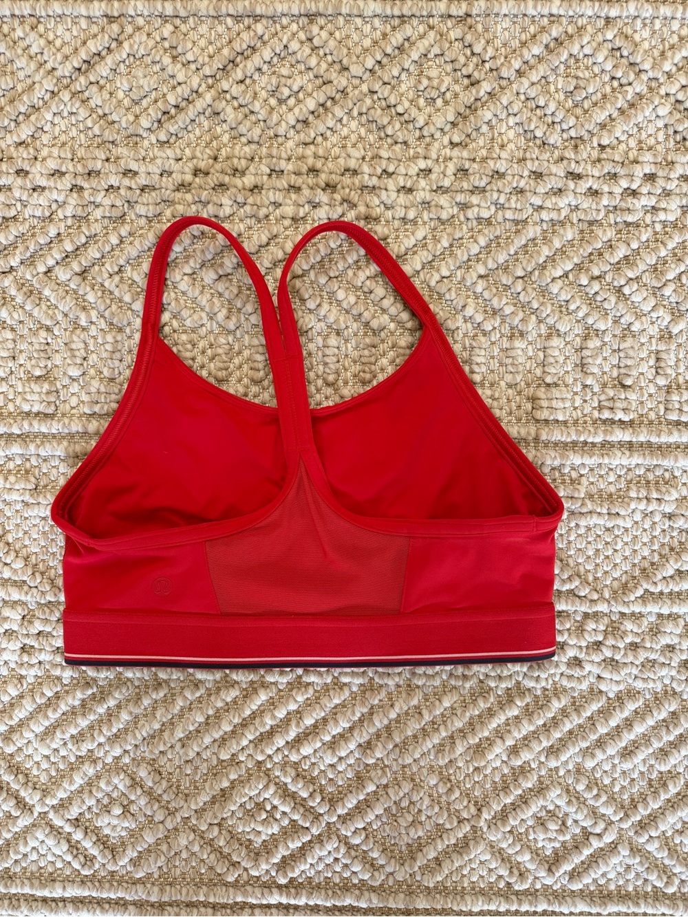 lululemon athletica Red Racerback Sports Bra